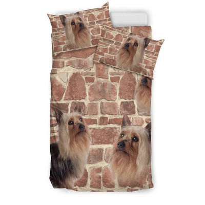 Australian Silky Terrier Print Bedding Set- Free Shipping - Deruj.com