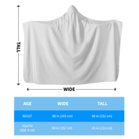 Irish Red and White Setter Print Hooded Blanket-Free Shipping - Deruj.com