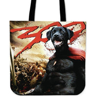 300' Movie Style Labrador Retriever Tote bag by deruj.com - Deruj.com