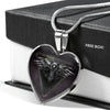 Amazing Eagle Print Heart Charm Necklaces-Free Shipping - Deruj.com