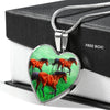 Arabian Horse Art Print Heart Charm Necklaces-Free Shipping - Deruj.com