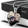 Sphynx Cat Print Heart Pendant Luxury Necklace-Free Shipping - Deruj.com