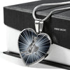 Italian Greyhound Dog Print Heart Pendant Luxury Necklace-Free Shipping - Deruj.com