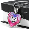 Nova Scotia Duck Tolling Retriever Dog Print Heart Charm Necklaces-Free Shipping - Deruj.com