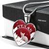 Sphynx Cat Print Heart Pendant Luxury Necklace-Free Shipping - Deruj.com