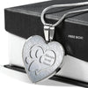 Paws Art Print Heart Pendant Luxury Necklace-Free Shipping - Deruj.com