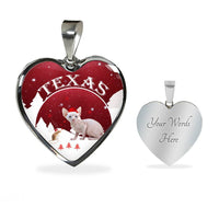Sphynx Cat Print Heart Pendant Luxury Necklace-Free Shipping - Deruj.com