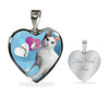 Japanese Bobtail Cat Heart Pendant Luxury Necklace-Free Shipping - Deruj.com