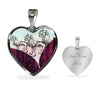 Chinese Crested Dog Art Print Heart Charm Necklaces-Free Shipping - Deruj.com