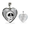 Cute Pet Art Print Heart Pendant Luxury Necklace-Free Shipping - Deruj.com