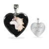 Siberian Husky Dog 3D Print Heart Charm Necklaces-Free Shipping - Deruj.com
