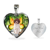 Cute Lagotto Romagnolo Dog Print Heart Pendant Luxury Necklace-Free Shipping - Deruj.com