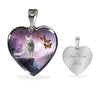 Turkish Angora Cat Print Heart Pendant Luxury Necklace-Free Shipping - Deruj.com