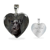 Bouvier des Flandres Print Heart Pendant Luxury Necklace-Free Shipping - Deruj.com
