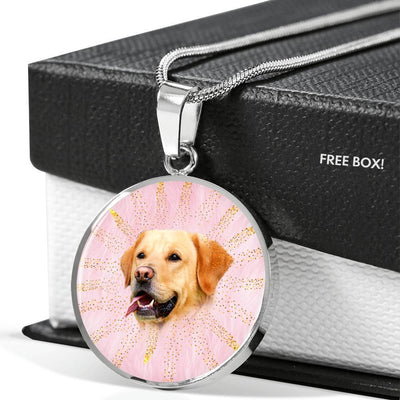 Labrador Retriever Dog Print Luxury Necklace- Free Shipping - Deruj.com