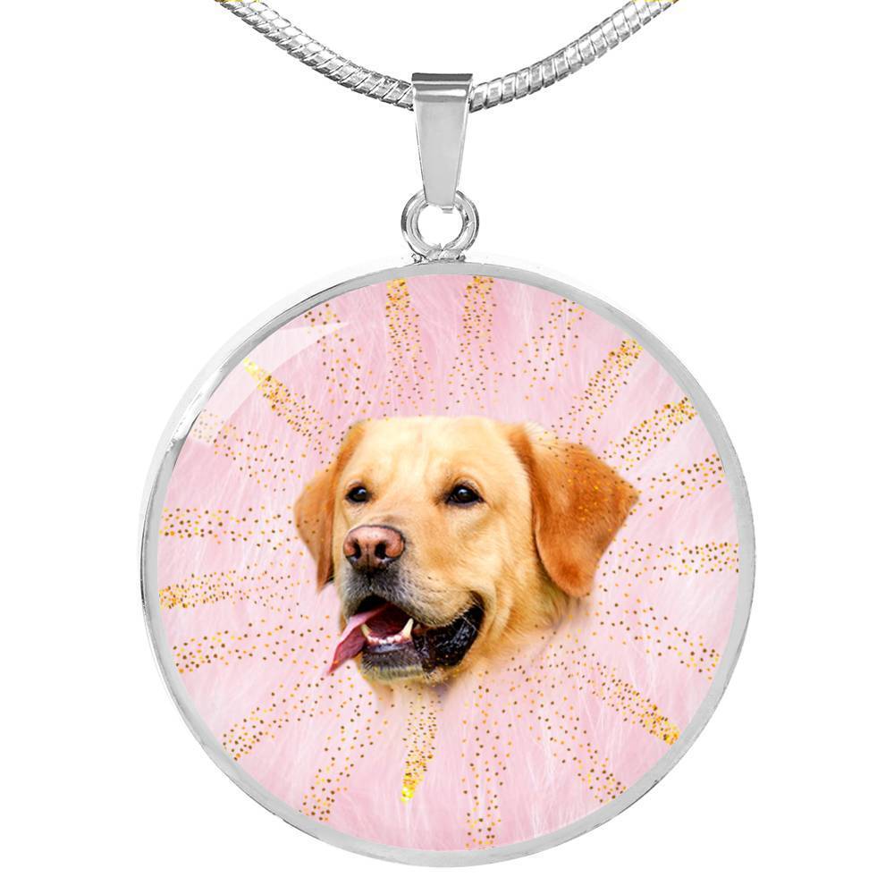 Labrador Retriever Dog Print Luxury Necklace- Free Shipping - Deruj.com