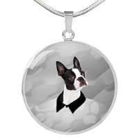 Boston Terrier Print Luxury Necklace-Free Shipping - Deruj.com