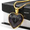 Amazing Eagle Print Heart Charm Necklaces-Free Shipping - Deruj.com