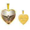 Norwegian Forest Cat Print Heart Pendant Luxury Necklace-Free Shipping - Deruj.com