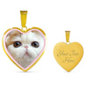 Cute Snoopy Cat Print Heart Charm Necklaces-Free Shipping - Deruj.com