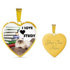 Himalayan Cat Heart Pendant Luxury Necklace-Free Shipping - Deruj.com