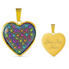 Colorful Paws Print Heart Charm Necklaces-Free Shipping - Deruj.com