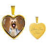 Australian Silky Terrier Dog Print Heart Charm Necklaces-Free Shipping - Deruj.com