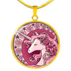Unicorn Print Luxury Necklace -Free Shipping - Deruj.com