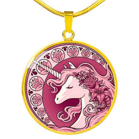 Unicorn Print Luxury Necklace -Free Shipping - Deruj.com