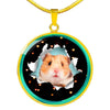 Syrian Hamster Print Luxury Necklace- Free Shipping - Deruj.com