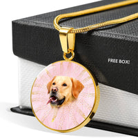 Labrador Retriever Dog Print Luxury Necklace- Free Shipping - Deruj.com