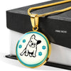 French Bulldog Print Luxury Necklace-Free Shipping - Deruj.com