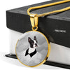 Boston Terrier Print Luxury Necklace-Free Shipping - Deruj.com