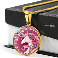 Unicorn Print Luxury Necklace -Free Shipping - Deruj.com