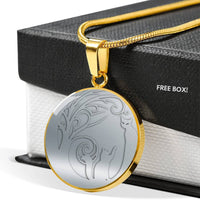 Lovely Cats Print Circle Pendant Luxury Necklace-Free Shipping - Deruj.com