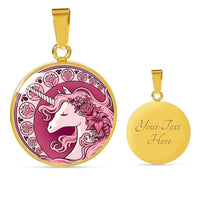 Unicorn Print Luxury Necklace -Free Shipping - Deruj.com
