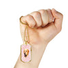 Labrador Retriever Print Dog Tag Pendant With Military Chain -Free Shipping - Deruj.com