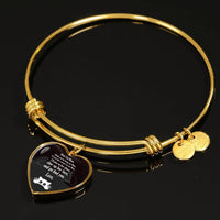 Cute Cat Print Heart Pendant Luxury Bangle-Free Shipping - Deruj.com