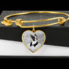 Boston Terrier Print Heart Pendant-Free Shipping - Deruj.com