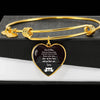 Cute Cat Print Heart Pendant Luxury Bangle-Free Shipping - Deruj.com