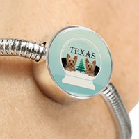 Yorkshire Terrier (Yorkie) Texas Print Bracelet-Free Shipping - Deruj.com