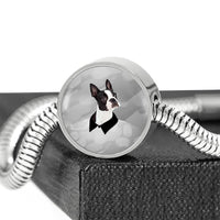 Boston Terrier Print Steel Bracelet-Free Shipping - Deruj.com