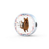 Amazing Australian Terrier Print Circle Charm Steel Bracelet-Free Shipping - Deruj.com