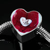 Cute Burmilla Cat Print Heart Charm Steel Bracelet-Free Shipping - Deruj.com