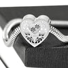 Paws Print Heart Charm Steel Bracelet-Free Shipping - Deruj.com