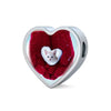 Cute Burmilla Cat Print Heart Charm Steel Bracelet-Free Shipping - Deruj.com