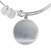 Cute Dog Print Circle Pendant Luxury Bangle-Free Shipping - Deruj.com