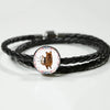 Amazing Australian Terrier Print Circle Charm Leather Bracelet-Free Shipping - Deruj.com