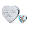 Petit Basset Griffon Vendeen Print Heart Charm Braided Bracelet-Free Shipping - Deruj.com