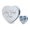 Cute Dolphin Print Heart Charm Leather Bracelet-Free Shipping - Deruj.com